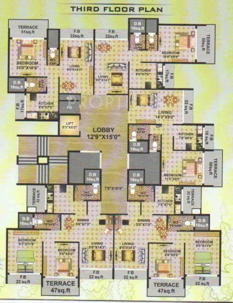 Images for Cluster Plan of Suman Ramdev Tower