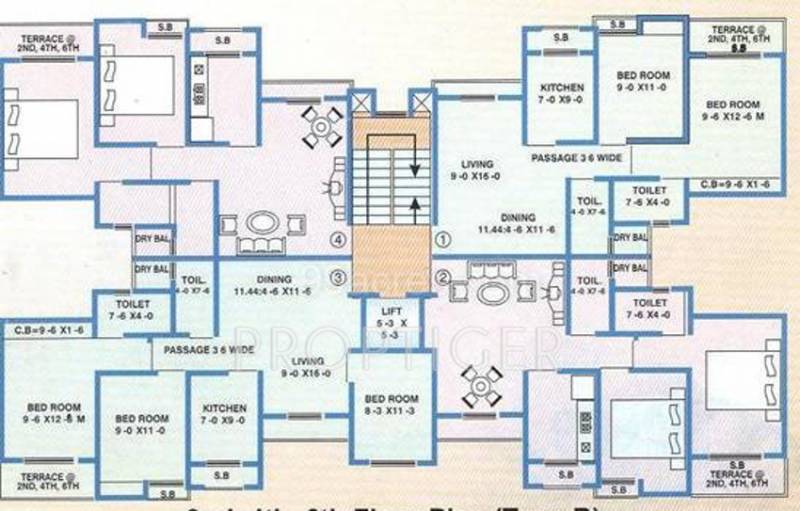  residency Images for Cluster Plan of Reliance Residency