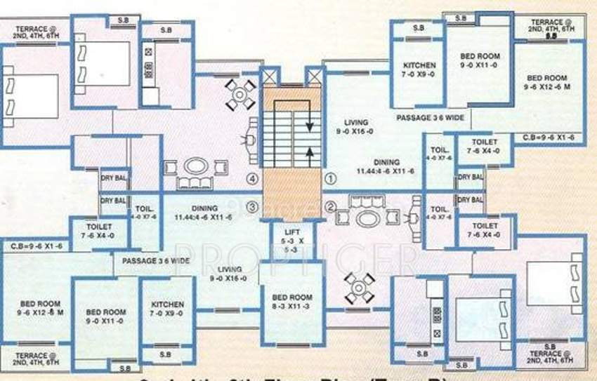 residency Images for Cluster Plan of Reliance Residency