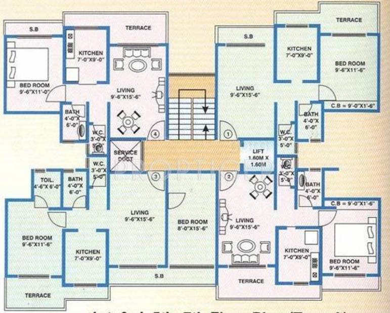  residency Images for Cluster Plan of Reliance Residency