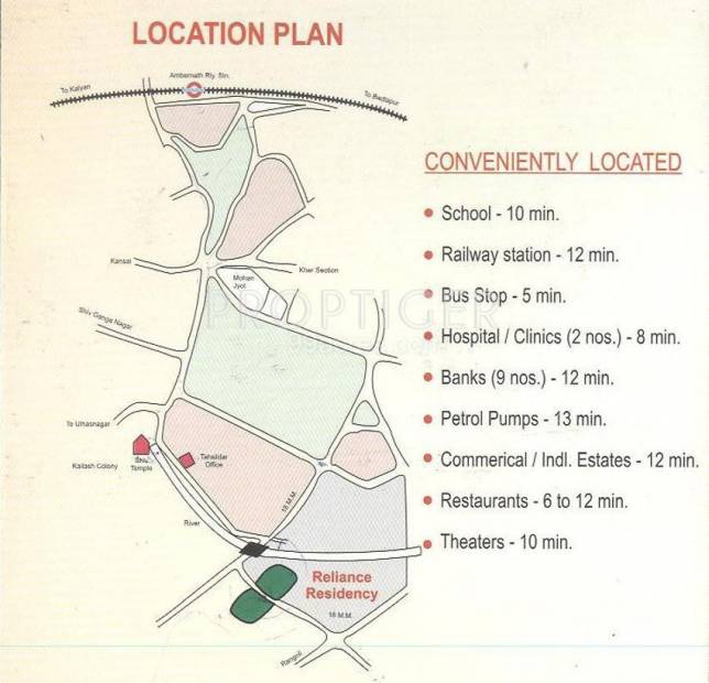  residency Images for Location Plan of Reliance Residency
