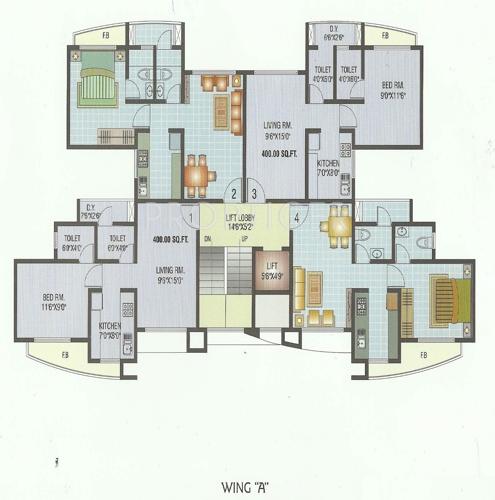  residency Images for Cluster Plan of Sagar Residency
