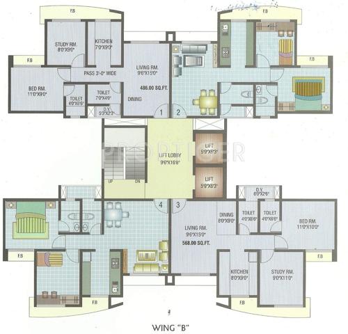  residency Images for Cluster Plan of Sagar Residency