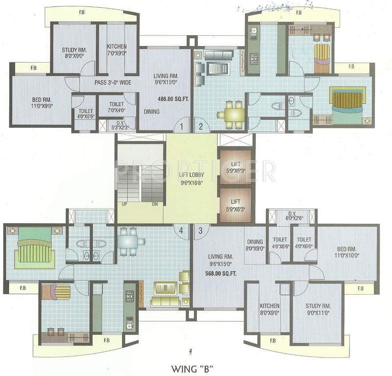 residency Images for Cluster Plan of Sagar Residency