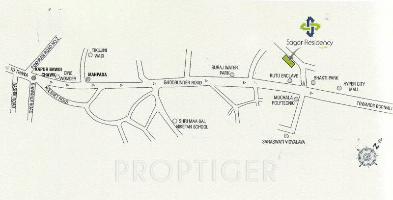  residency Images for Location Plan of Sagar Residency
