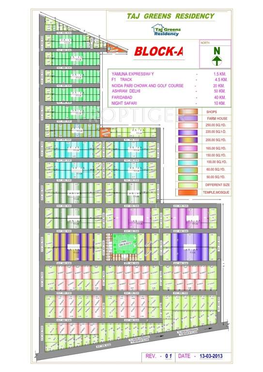 Images for Layout Plan of PropZone Taj Greens Residency