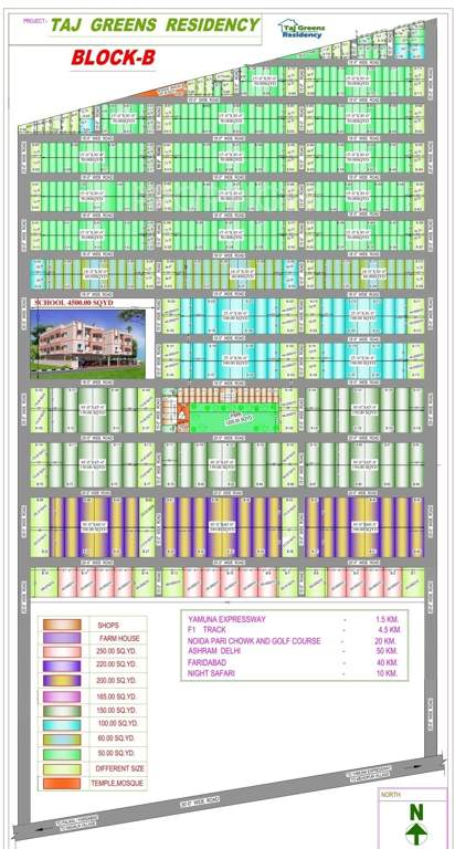 Images for Layout Plan of PropZone Taj Greens Residency