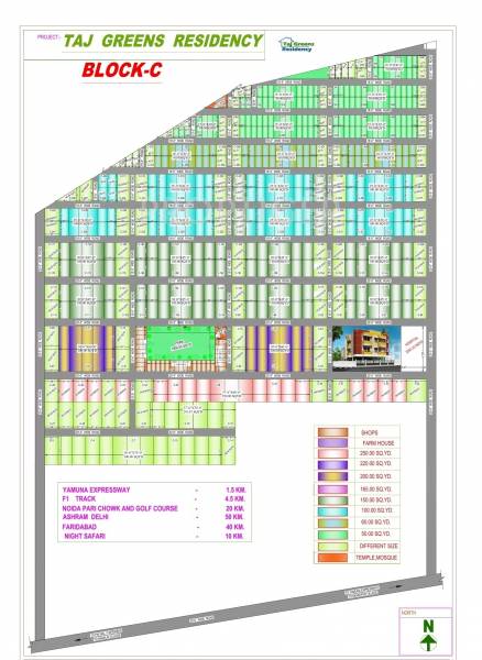 Images for Layout Plan of PropZone Taj Greens Residency