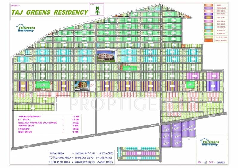Images for Layout Plan of PropZone Taj Greens Residency