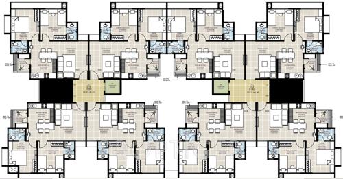 Images for Cluster Plan of Myco Aksha Ambience