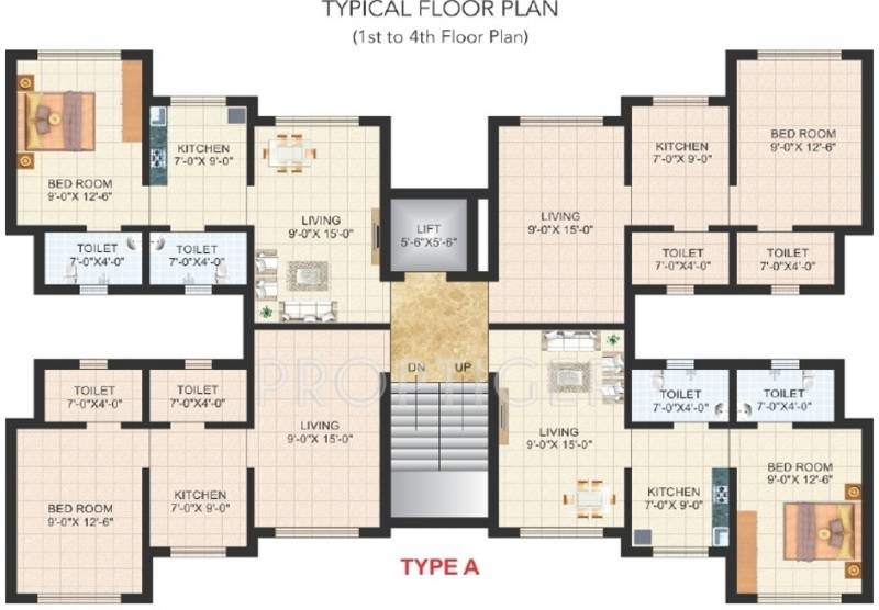 Images for Cluster Plan of Oswal Dream City Apartment