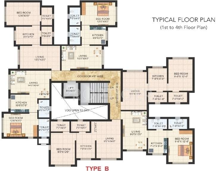 Images for Cluster Plan of Oswal Dream City Apartment