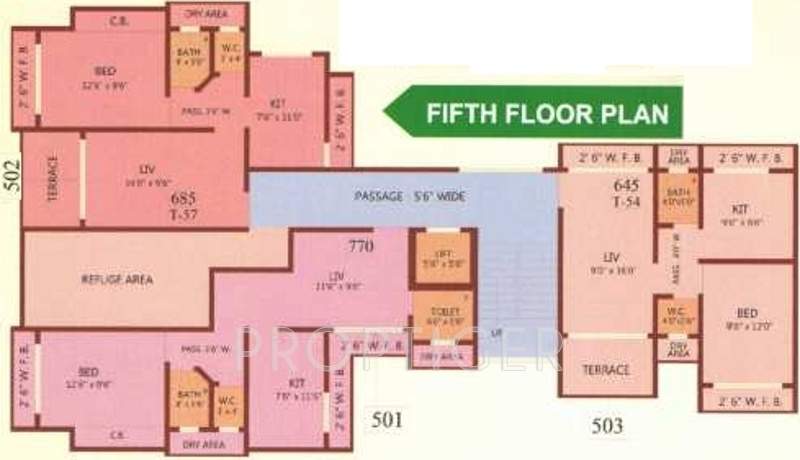 Images for Cluster Plan of Sai Paradise