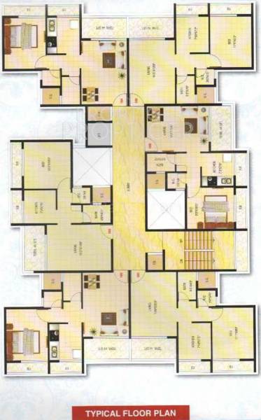 Shrushti Residency Cluster Plan from 1st to 7th Floor aashish-developer shrushti-residency Shrushti Residency Cluster Plan from 1st to 7th Floor