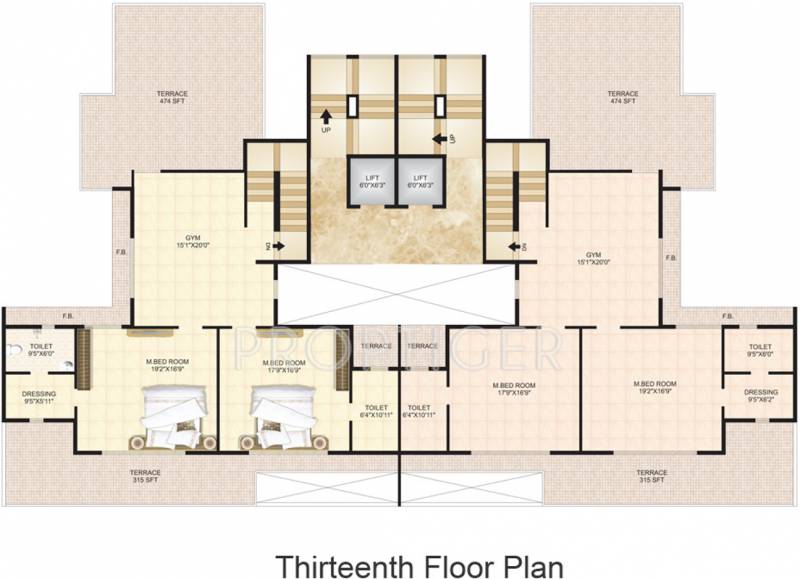 Images for Cluster Plan of S R Thakur Residency