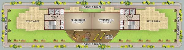  tower Images for Layout Plan of Shree Tower