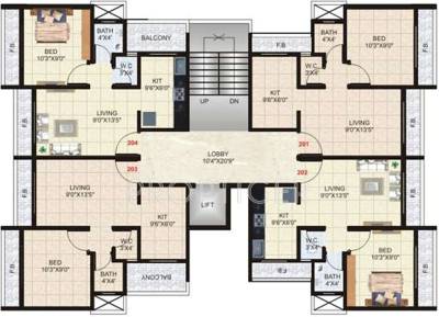 Images for Cluster Plan of Jay Ambe Developer Panchsheel