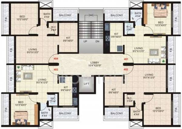Images for Cluster Plan of Jay Ambe Developer Panchsheel