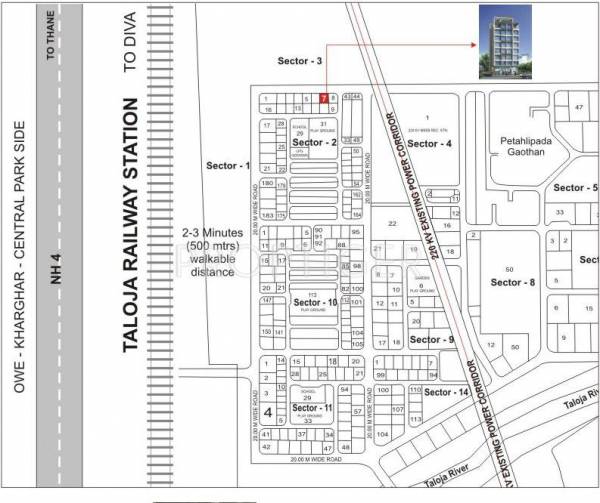 Images for Location Plan of Jay Ambe Developer Panchsheel