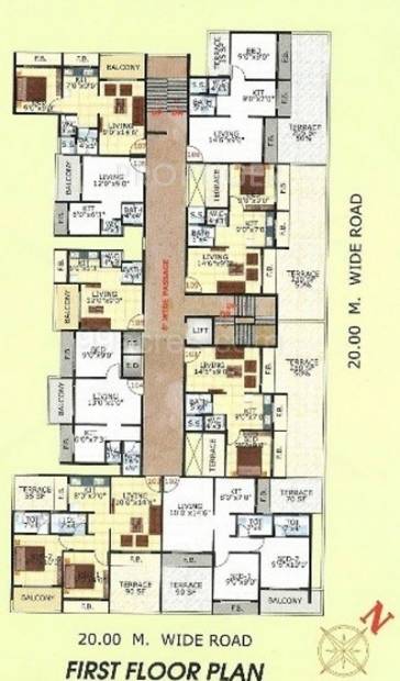 Images for Cluster Plan of Raj Sai Residency