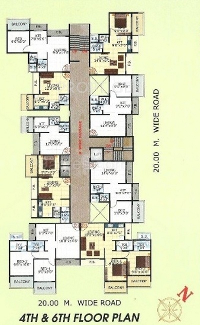 Images for Cluster Plan of Raj Sai Residency