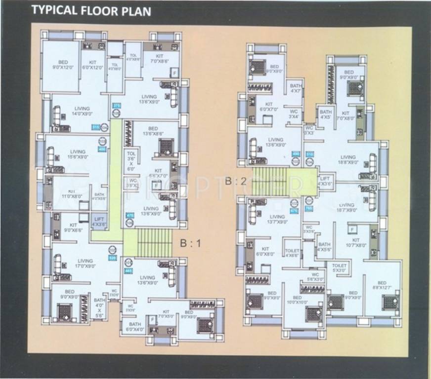 Images for Cluster Plan of Trimurti Zain Heights