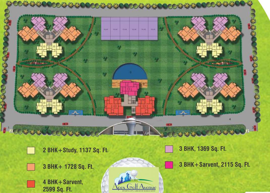 golf avenue Images for Layout Plan of Apex Golf Avenue