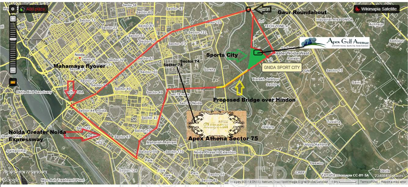 golf avenue Images for Location Plan of Apex Golf Avenue