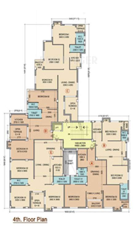  urvashi apartment Images for Cluster Plan of Omkar Enterprises Urvashi Apartment