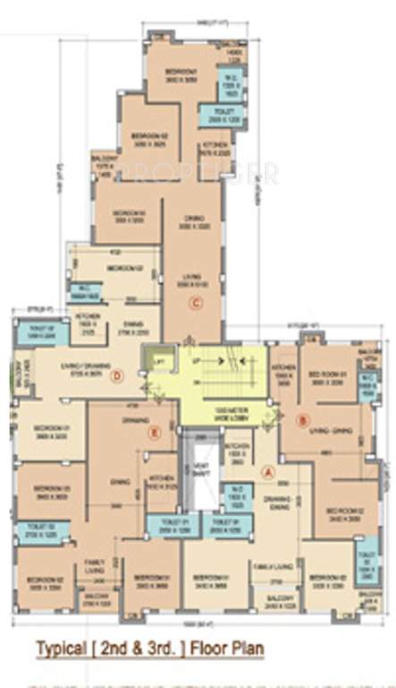  urvashi apartment Images for Cluster Plan of Omkar Enterprises Urvashi Apartment