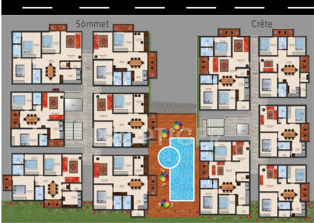 santis Images for Cluster Plan of Jayanth Santis