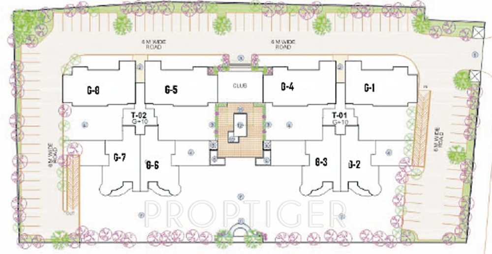 orchids Images for Layout Plan of Tarang Orchids