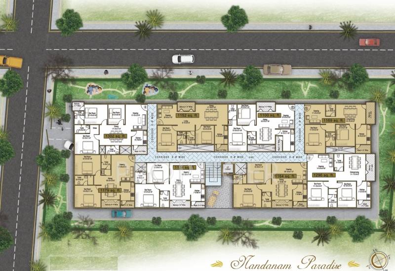 Images for Cluster Plan of Citadil Nandanam Paradise