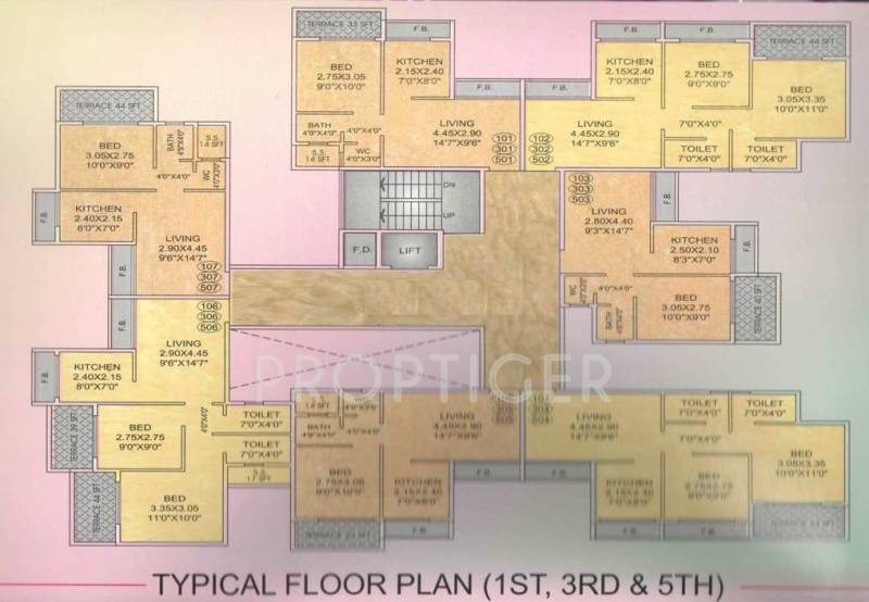 residency Images for Cluster Plan of Radha Residency