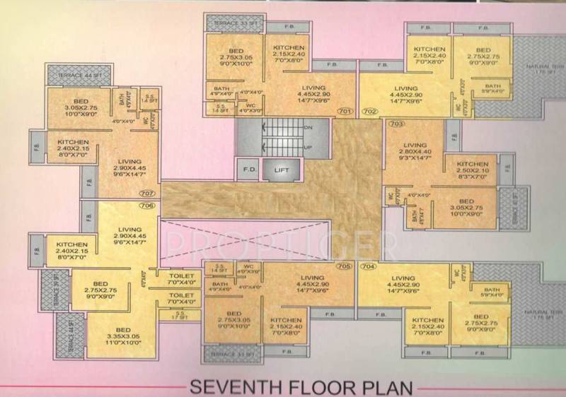  residency Images for Cluster Plan of Radha Residency