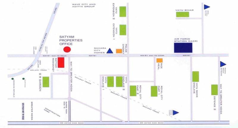 Images for Location Plan of Satyam Defence Colony Phase 2