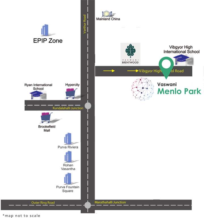  menlo park Images for Location Plan of Vaswani Menlo Park
