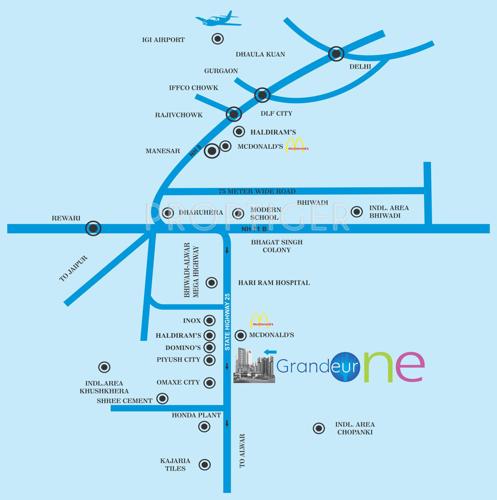  grandeur-one Images for Location Plan of VP Grandeur One