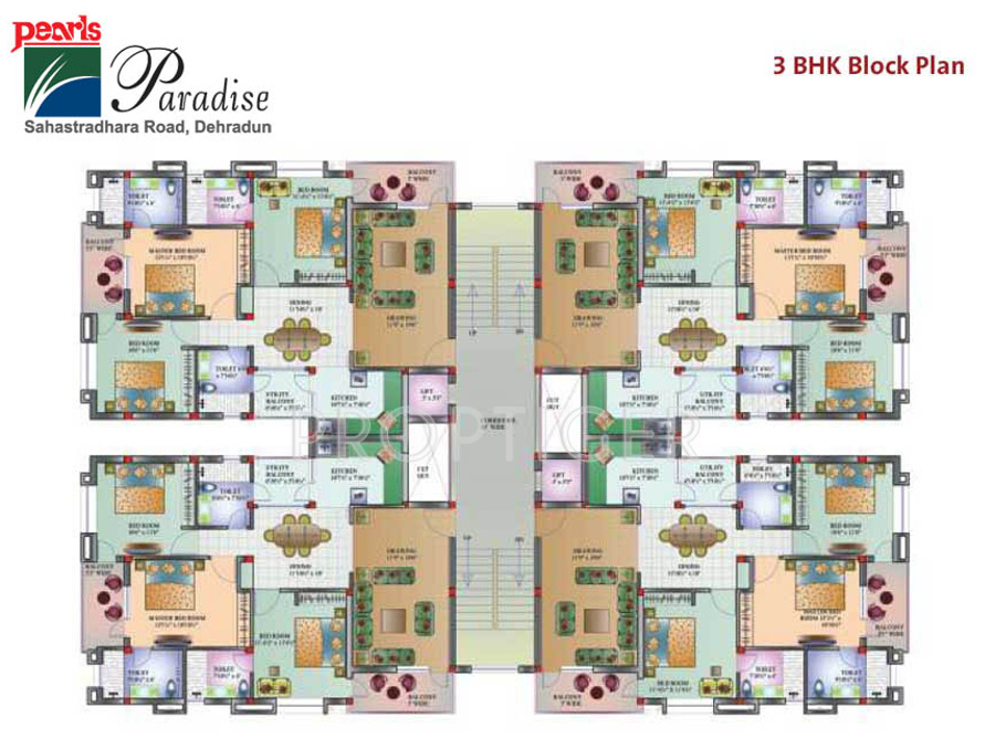  paradise Tower 1 Cluster Plan
