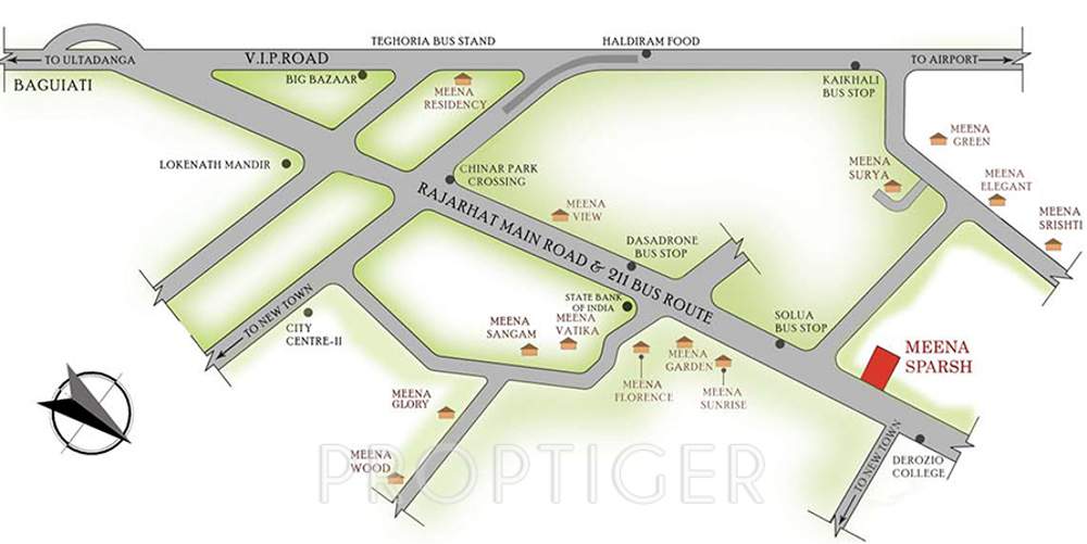  meena sparsh Images for Location Plan of GM Meena Sparsh