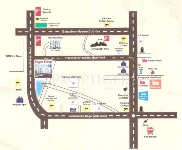 mahaghar-properties sagardeep Location Plan