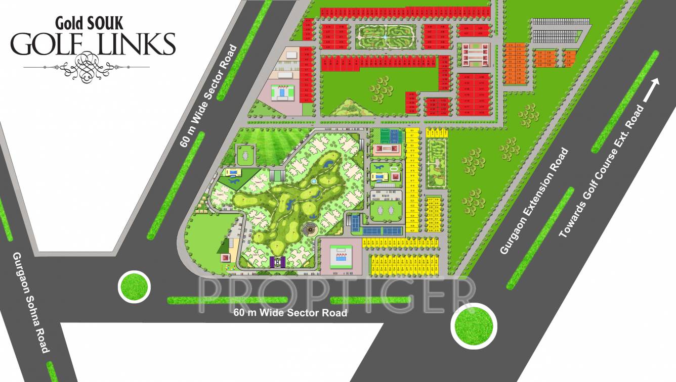 Images for Layout Plan of Gold Golf Links