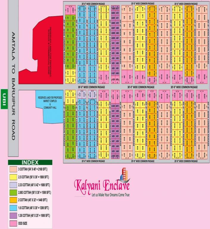 Images for Layout Plan of Parthiva Kalyani Enclave
