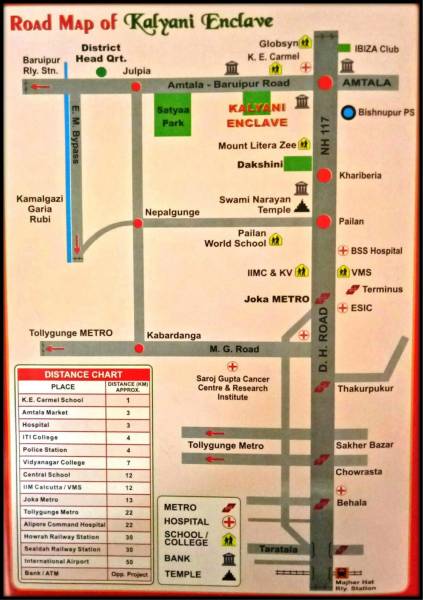 Images for Location Plan of Parthiva Kalyani Enclave