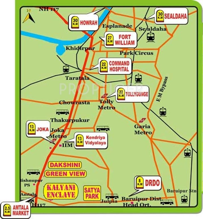Images for Location Plan of Parthiva Kalyani Enclave