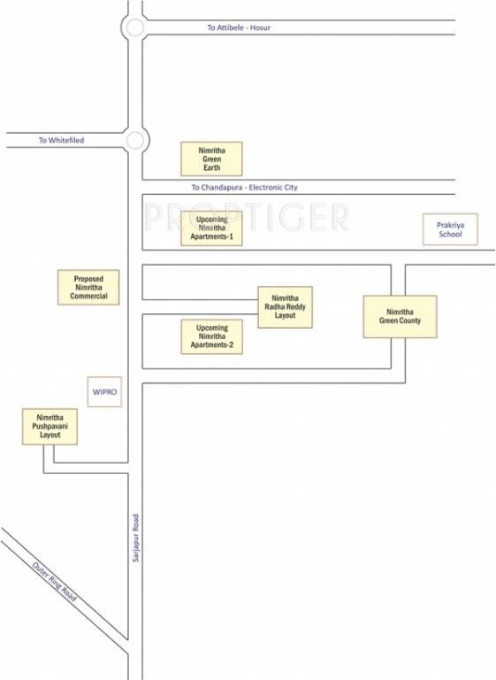  radha reddy Location Plan