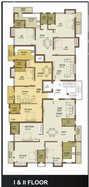 Cluster Plan from 1st to 2nd Floor aadhis-madha-castle Cluster Plan from 1st to 2nd Floor