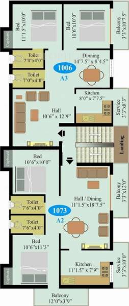 Images for Cluster Plan of Saai Brindavanam