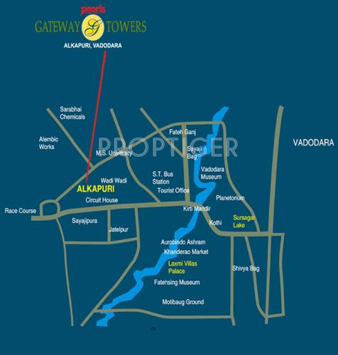  gateway-towers Images for Location Plan of Pearls Gateway Towers
