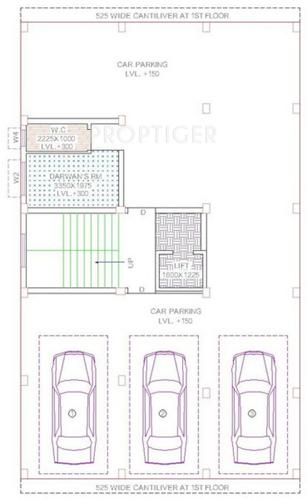 palace Images for Cluster Plan of Jeet Nirman Palace
